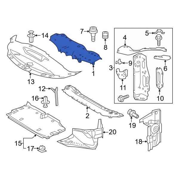 Radiator Support Tie Bar