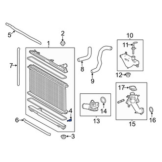 Lexus OE - Radiator Drain Plug
