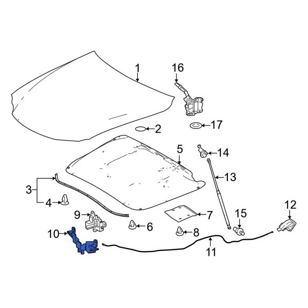 Hood Latch Cover