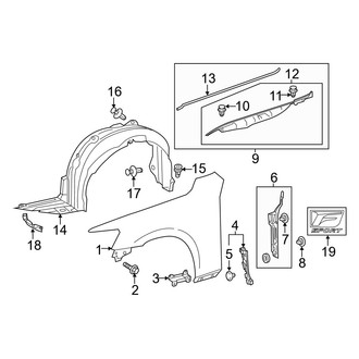 Lexus OE - Fender & Components