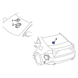 Lexus OE - Parking Aid System Speaker
