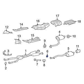 Lexus OE - Exhaust Muffler Gasket