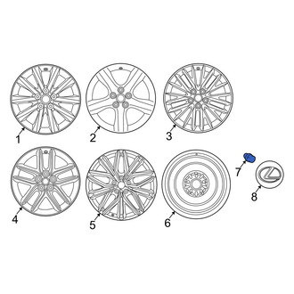 Lexus OE - Wheel Lug Nut