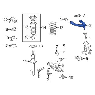 Lexus OE - Front Upper Suspension Control Arm