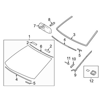 Lexus OE - Windshield - Glass