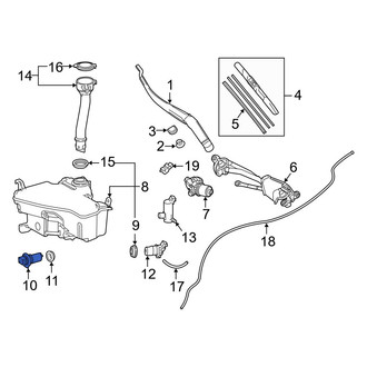 Lexus OE - Washer Fluid Level Sensor