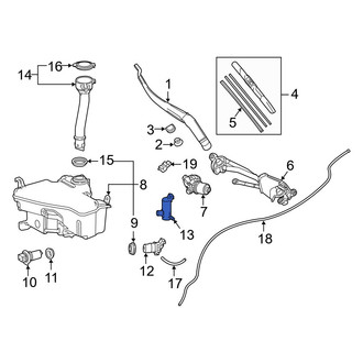 Lexus OE - Headlight Washer Pump