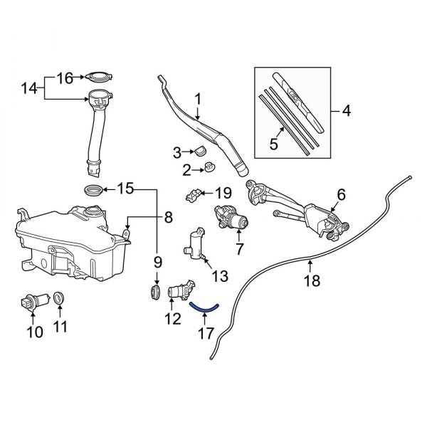 Windshield Washer Hose