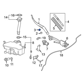 Lexus OE - Wiper Arm Cap