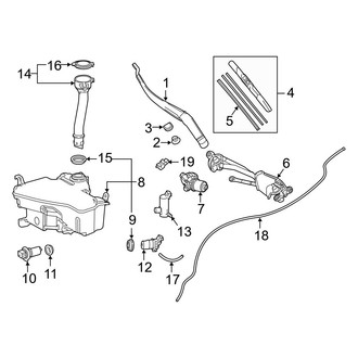 Lexus OE - Windshield - Wiper & Washer Components