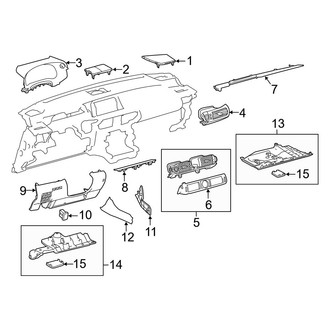 Lexus OE - Instrument Panel Components