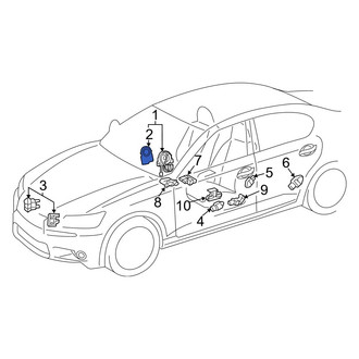 Lexus OE - Steering Wheel Position Sensor
