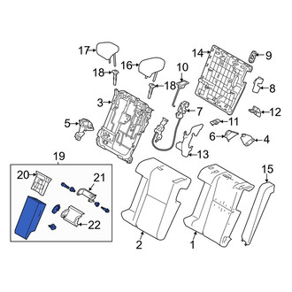 Lexus OE - Rear Seat Armrest