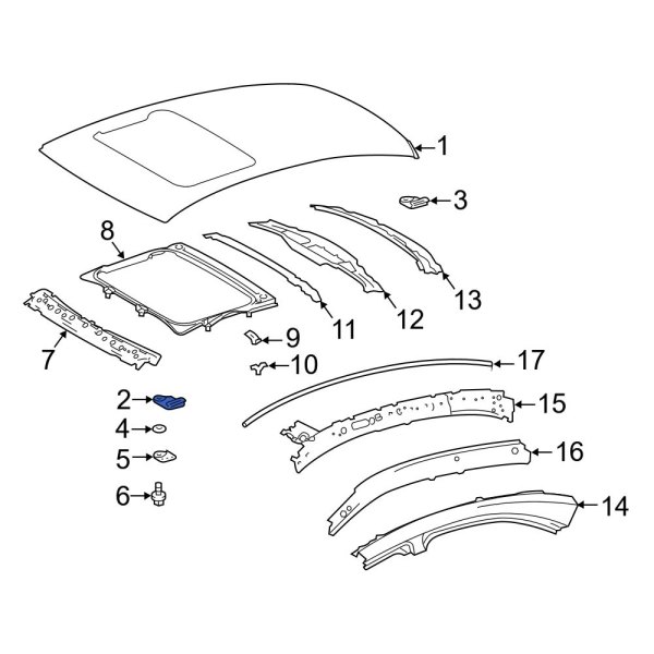 Roof Panel Bracket