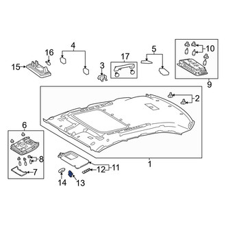 Lexus OE - Sun Visor Holder