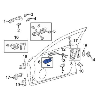 Lexus OE - Front Right Outer Exterior Door Handle