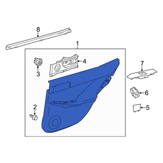 Lexus OE - Front Left Inner Door Interior Trim Panel