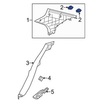 Lexus OE - Liftgate Trim Panel Clip