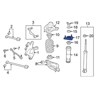 Lexus OE - Rear Suspension Shock Absorber Mount