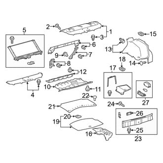 Lexus OE - Rear Body & Floor - Interior Trim (Sedan)