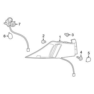Lexus OE - Rear Lamps - Tail Lamps