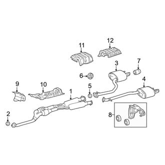 Lexus OE - Exhaust System - Exhaust Components