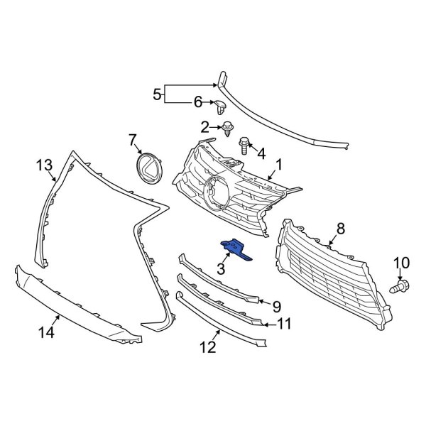 Grille Bracket