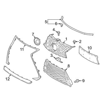 Lexus OE - Front Bumper & Grille - Grille & Components