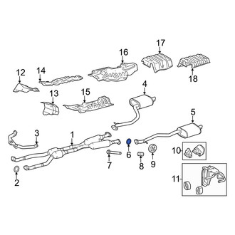 Lexus OE - Exhaust Muffler Gasket