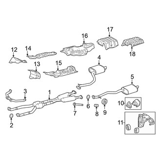 Lexus OE - Exhaust System - Exhaust Components
