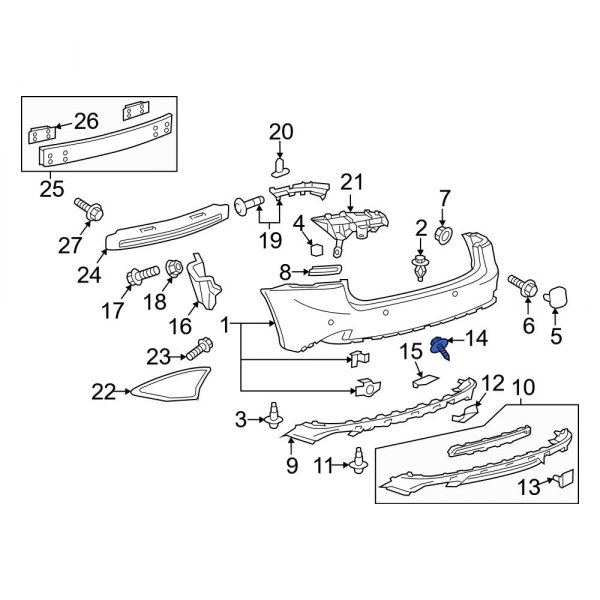 Bumper Cover Screw