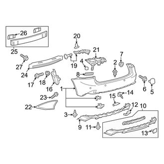 Lexus OE - Rear Bumper - Bumper & Components