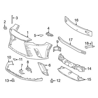 Lexus OE - Front Bumper & Grille - Bumper & Components (Japan Built)