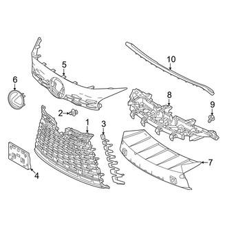 Lexus OE - Front Bumper & Grille - Grille & Components (Canada Built)