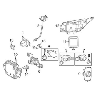 Lexus OE - Front Bumper & Grille - Electrical Components (Japan Built)