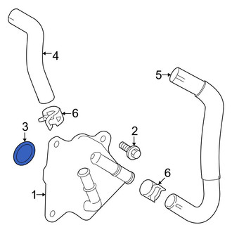 Lexus OE - Engine Oil Cooler O-Ring