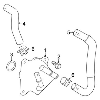 Lexus OE - Cooling - Engine Oil Cooler (Japan Built), (2.5L)