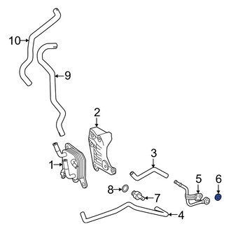 Lexus OE - Automatic Transmission Oil Cooler Hose Seal