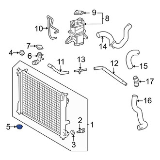 Lexus OE - Lower Radiator Insulator