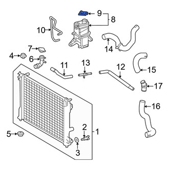Lexus OE - Engine Coolant Reservoir Cap