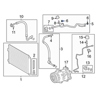 Lexus OE - Lower A/C Refrigerant Line O-Ring