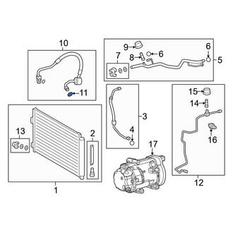 Lexus OE - A/C Refrigerant Line O-Ring