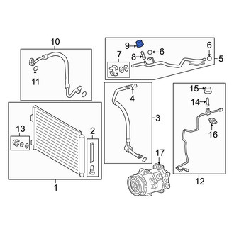 Lexus OE - A/C Service Valve Cap
