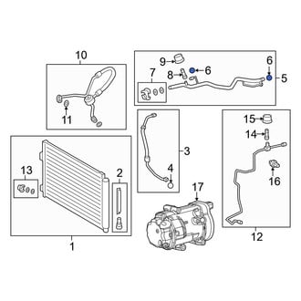 Lexus OE - A/C Evaporator Core O-Ring
