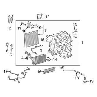 Lexus OE - Air Conditioner & Heater - Evaporator & Heater Components (Japan Built)