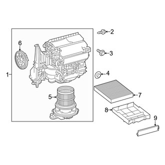 Lexus OE - Air Conditioner & Heater - Blower Motor & Fan (Japan Built)