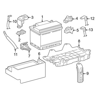 Lexus OE - Electrical - Battery (Conventional)
