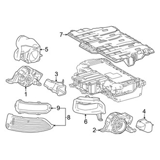 Lexus OE - Electrical - Battery (Cooling Components, High Voltage), (F Sport Performance)