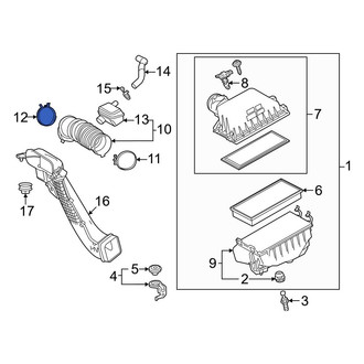 Lexus OE - Engine Air Duct Clamp