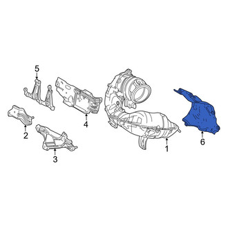 Lexus OE - Rear Catalytic Converter Heat Shield
